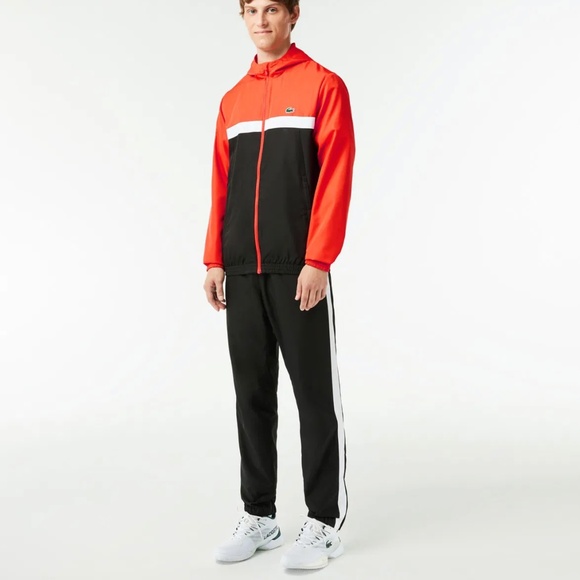Lacoste SPORT Men's Long Sleeve Color Block Tracksuit